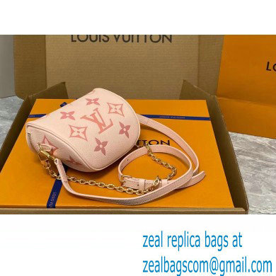 LOUIS VUITTON mini BUMBAG M82347 PINK 2023