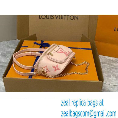 LOUIS VUITTON mini BUMBAG M82347 PINK 2023