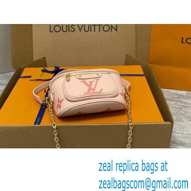 LOUIS VUITTON mini BUMBAG M82347 PINK 2023 - Click Image to Close