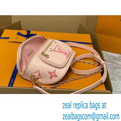 LOUIS VUITTON mini BUMBAG M82347 PINK 2023