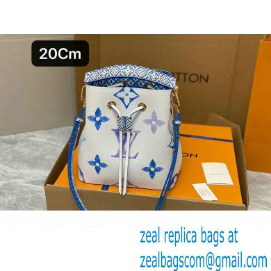 LV By The Pool Neonoe BB BAG M22986 BLUE 2023