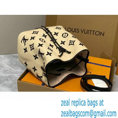 LV By The Pool Neonoe BB BAG M23080 BEIGE NOIR 2023