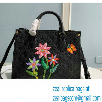 LV x YK OnTheGo PM TOTE BAG M21732 black 2023 - Click Image to Close