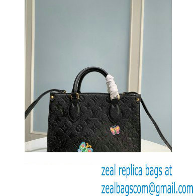 LV x YK OnTheGo PM TOTE BAG M21732 black 2023 - Click Image to Close