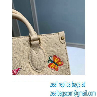 LV x YK OnTheGo PM TOTE BAG M21732 white 2023