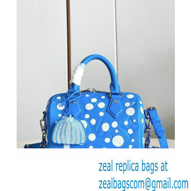 LV x YK Speedy Bandouliere 20 BAG M46425 bleu blanc 2023