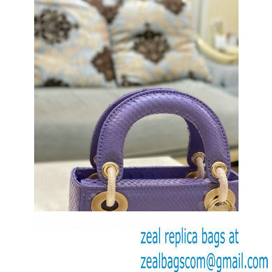 Lady Dior Python leather Mini Bag 06 2023