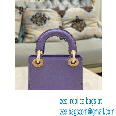 Lady Dior Python leather Mini Bag 06 2023