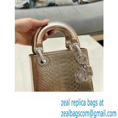 Lady Dior Python leather Mini Bag 07 2023