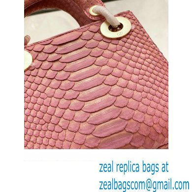 Lady Dior Python leather Mini Bag 08 2023 - Click Image to Close