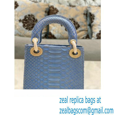 Lady Dior Python leather Mini Bag 09 2023 - Click Image to Close