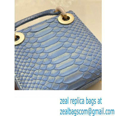 Lady Dior Python leather Mini Bag 09 2023 - Click Image to Close