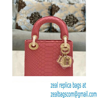 Lady Dior Python leather Mini Bag 10 2023