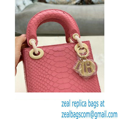 Lady Dior Python leather Mini Bag 10 2023