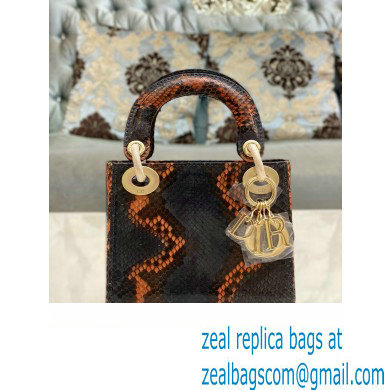 Lady Dior Python leather Mini Bag 11 2023