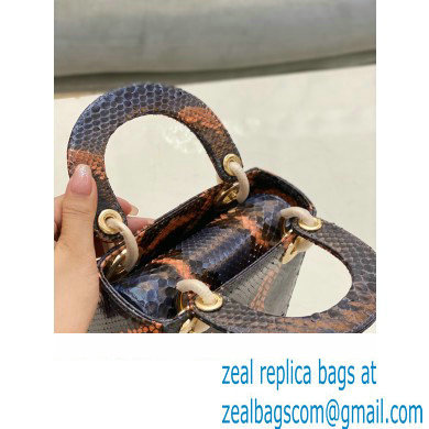 Lady Dior Python leather Mini Bag 11 2023