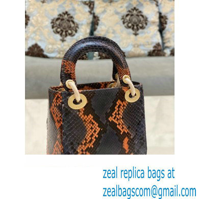Lady Dior Python leather Mini Bag 11 2023