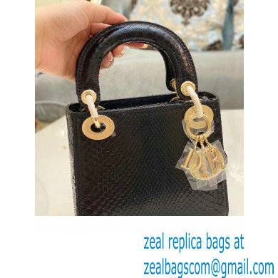 Lady Dior Python leather Mini Bag 14 2023