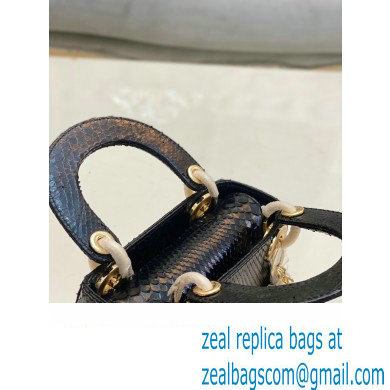 Lady Dior Python leather Mini Bag 14 2023