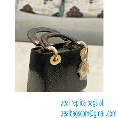 Lady Dior Python leather Mini Bag 14 2023