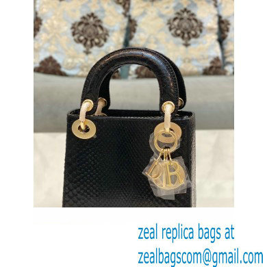 Lady Dior Python leather Mini Bag 14 2023