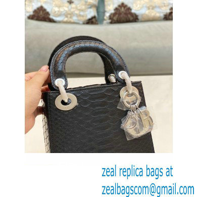 Lady Dior Python leather Mini Bag 15 2023