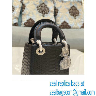 Lady Dior Python leather Mini Bag 15 2023