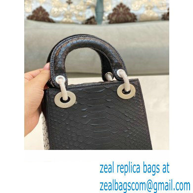 Lady Dior Python leather Mini Bag 15 2023