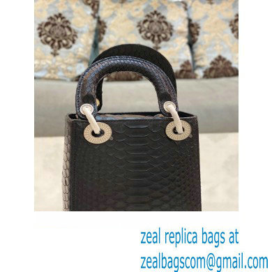 Lady Dior Python leather Mini Bag 20 2023