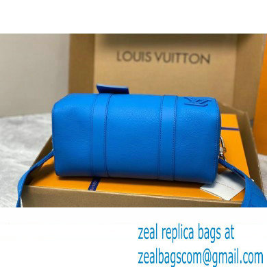 Louis Vuitton Aerogram leather City Keepall Bag blue M22486 2023 - Click Image to Close