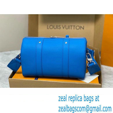 Louis Vuitton Aerogram leather City Keepall Bag blue M22486 2023 - Click Image to Close