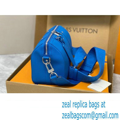 Louis Vuitton Aerogram leather City Keepall Bag blue M22486 2023