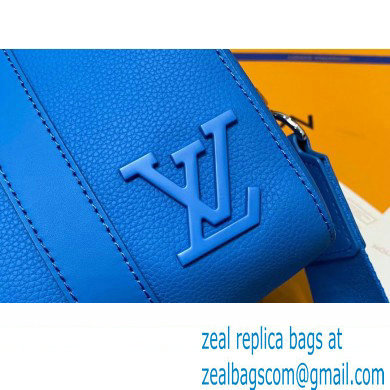 Louis Vuitton Aerogram leather City Keepall Bag blue M22486 2023 - Click Image to Close