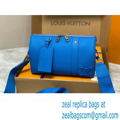 Louis Vuitton Aerogram leather City Keepall Bag blue M22486 2023 - Click Image to Close