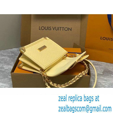 Louis Vuitton Calfskin Dauphine MM Bag M22276 Yellow 2023