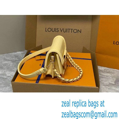 Louis Vuitton Calfskin Mini Dauphine Bag M22597 Yellow 2023