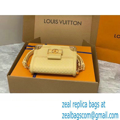 Louis Vuitton Calfskin Mini Dauphine Bag M22597 Yellow 2023 - Click Image to Close