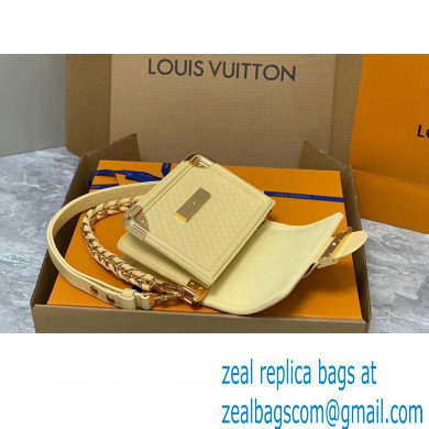 Louis Vuitton Calfskin Mini Dauphine Bag M22597 Yellow 2023 - Click Image to Close