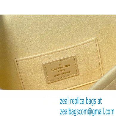 Louis Vuitton Calfskin Mini Dauphine Bag M22597 Yellow 2023