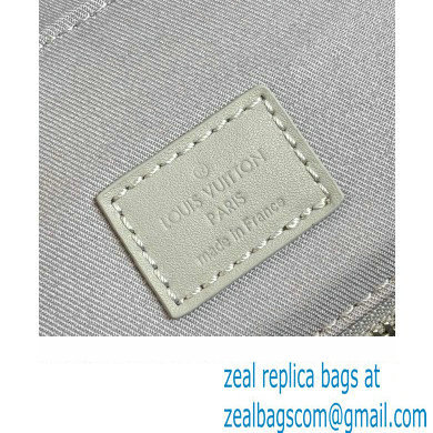 Louis Vuitton Christopher PM Bag in Embossed Taurillon Monogram leather M23146 Mineral Gray 2023