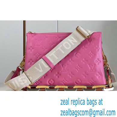 Louis Vuitton Coussin PM Bag M22395 Rose Bonbon Pink 2023