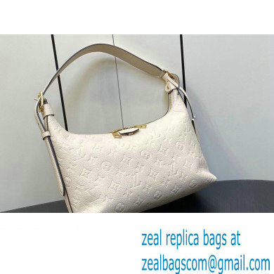 Louis Vuitton Embossed supple grained cowhide leather Sac Sport Bag M46609 Crème Beige 2023