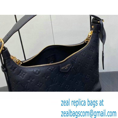 Louis Vuitton Embossed supple grained cowhide leather Sac Sport Bag M46610 Black 2023