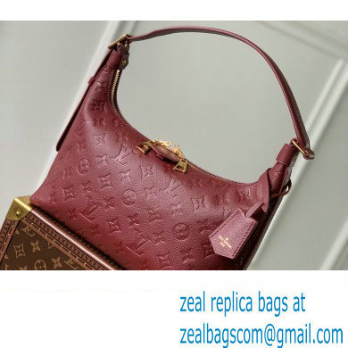 Louis Vuitton Embossed supple grained cowhide leather Sac Sport Bag M46674 Wine Red 2023 - Click Image to Close
