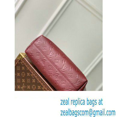 Louis Vuitton Embossed supple grained cowhide leather Sac Sport Bag M46674 Wine Red 2023 - Click Image to Close