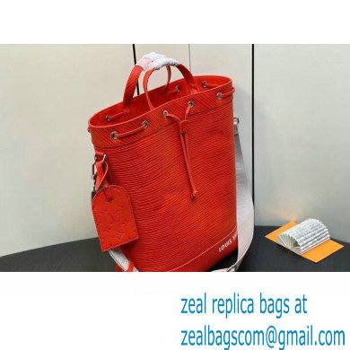 Louis Vuitton Epi Calf leather Maxi Noe Sling Bag M23117 Orange 2023 - Click Image to Close