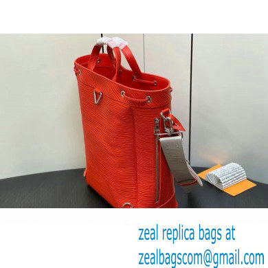 Louis Vuitton Epi Calf leather Maxi Noe Sling Bag M23117 Orange 2023 - Click Image to Close