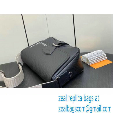 Louis Vuitton Epi Calf leather Montsouris Messenger Bag M23097 Black 2023 - Click Image to Close