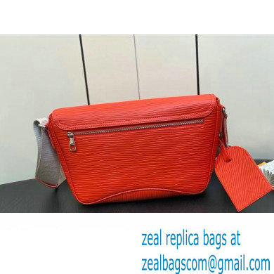 Louis Vuitton Epi Calf leather Montsouris Messenger Bag M23097 Orange 2023 - Click Image to Close