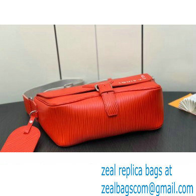 Louis Vuitton Epi Calf leather Montsouris Messenger Bag M23097 Orange 2023 - Click Image to Close